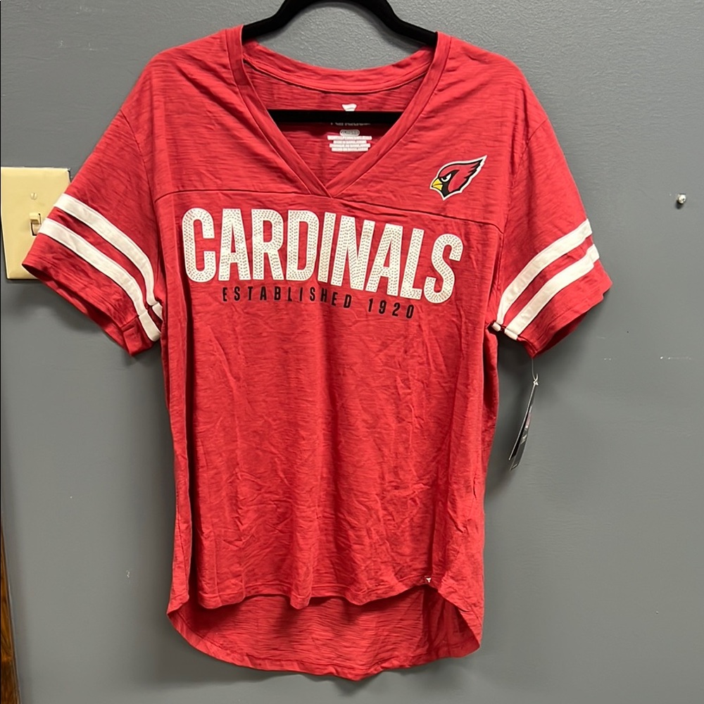 Arizona Cardinals Fanatics Women's Speed Tested V-Neck T-Shirt - Cardinal